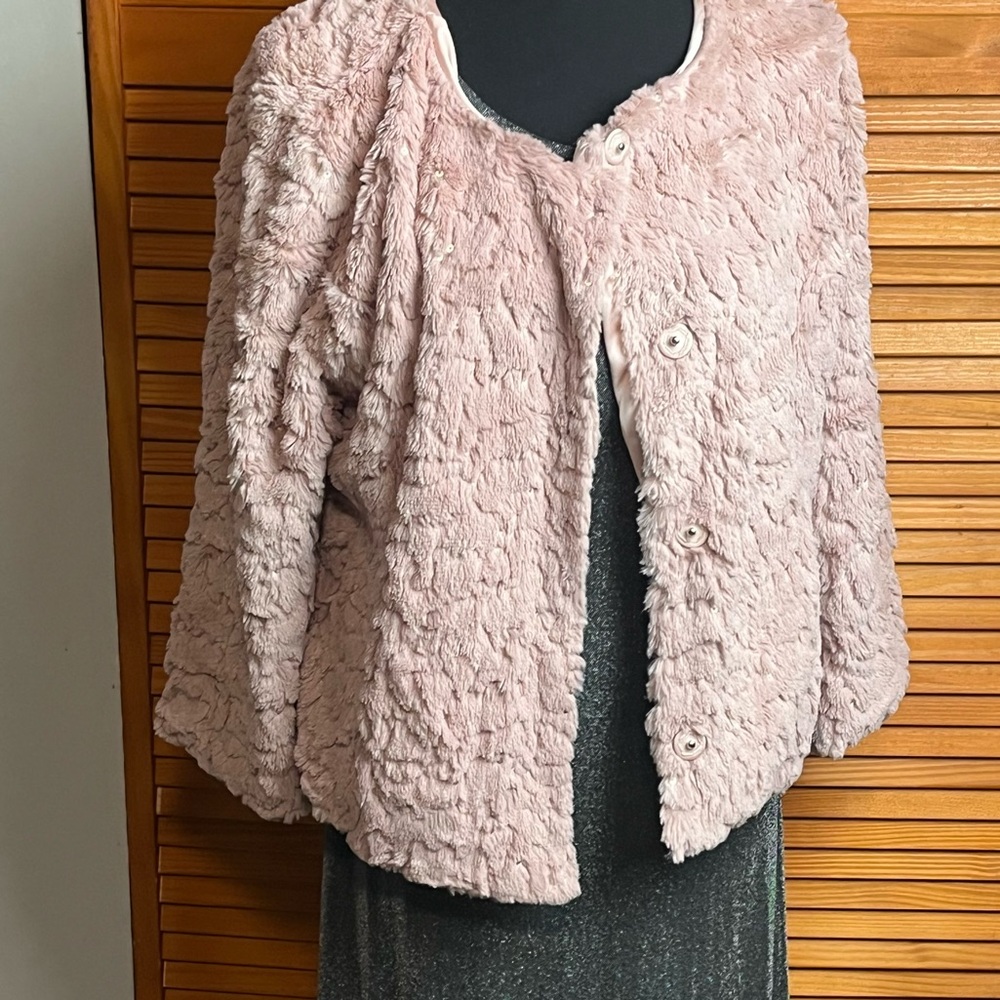 Sanctuary Stargazer Pink Faux Fur Jacket